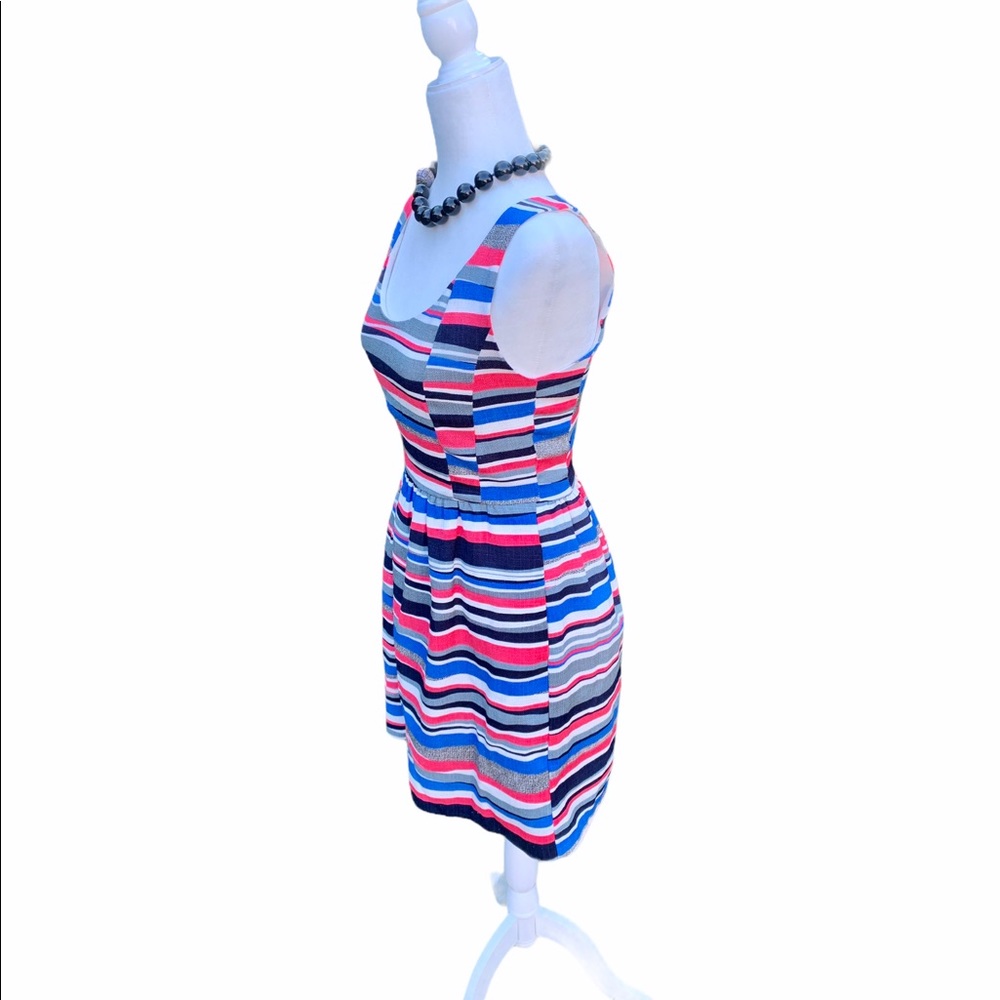 Aqua striped sundress. Size small. EUC. - Picture 3 of 7